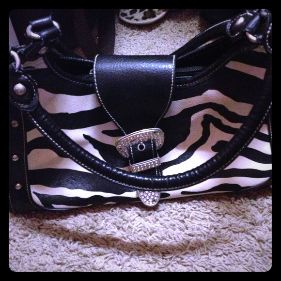 Zebra purse