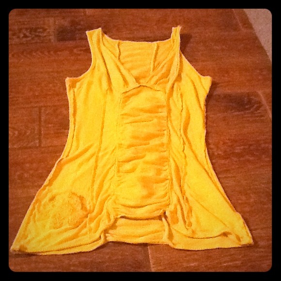 Yellow miss sixty shirt