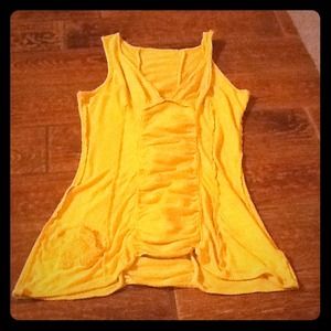 Yellow miss sixty shirt