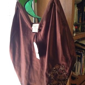 Brown spaghetti strap top