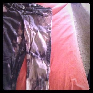 Ty dyed black bongo jeans