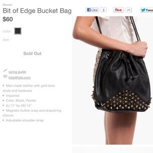 Tobi Bags - Studded Bucket Handbag Tobi Bags - Studded Bucket Handbag