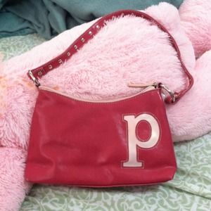 Hot pink handbag