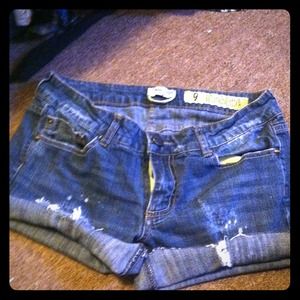 Indigo rein shorts medium wash