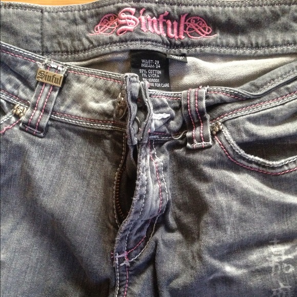 Sinful Kanji jeans size 29