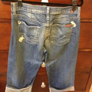 Authentic 7 For all Mankind crop jeans size 30