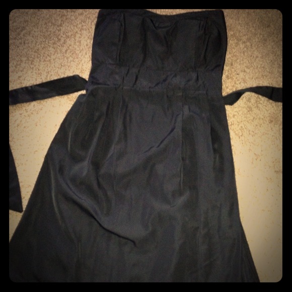 Black tube dress