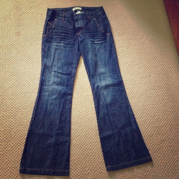 Flare, dark jeans