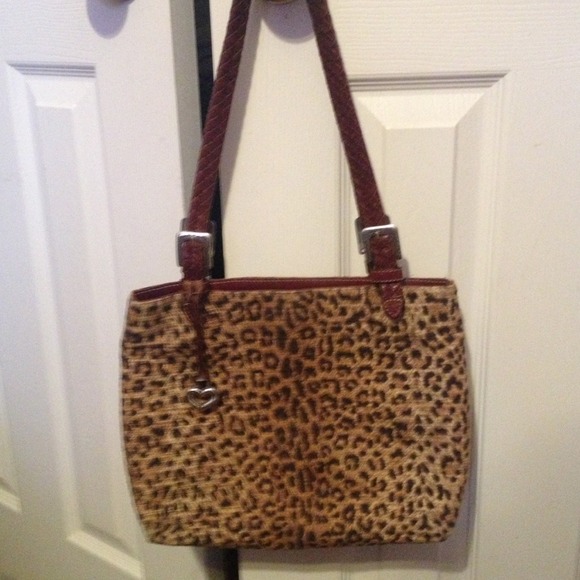 Leopard print purse