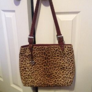 Leopard print purse