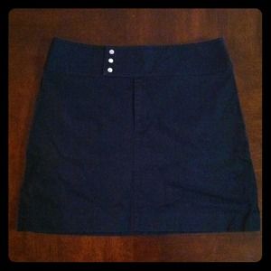 Preppy, Navy- Banana Republic skirt!