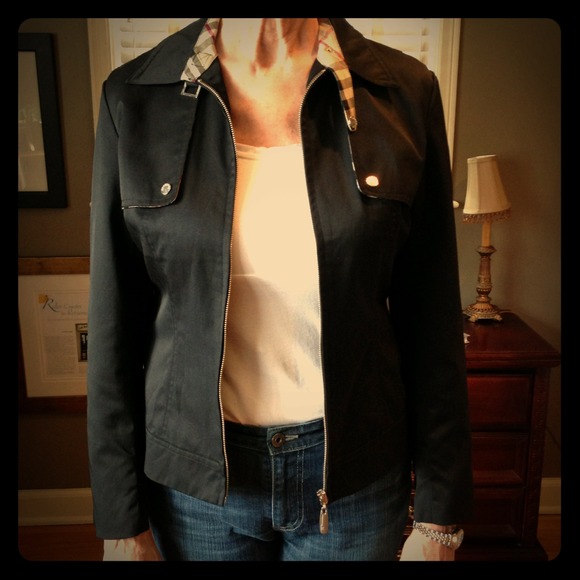 Burberry Zip Jacket - Black