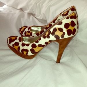 Leopard high heels