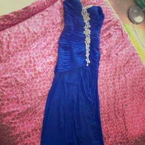 Beautiful Royal Blue "Sparkle" Gown