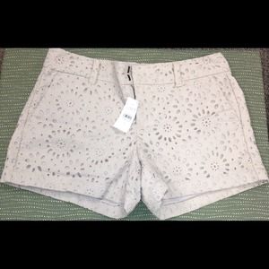 LOFT eyelet shorts
