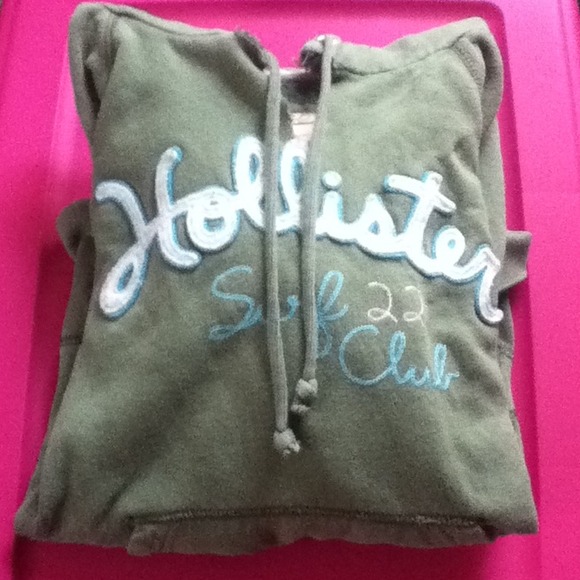 Green Hollister hoodie