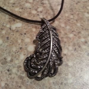 Feather necklace