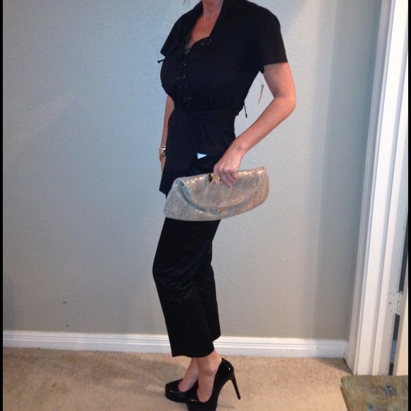 YSL top & Emanuel Ungaro pants. - Picture 1 of 4