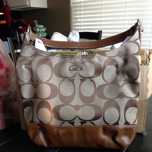 *SOLD*!!!!Coach Signature Pieced Duffle!!! *SOLD*