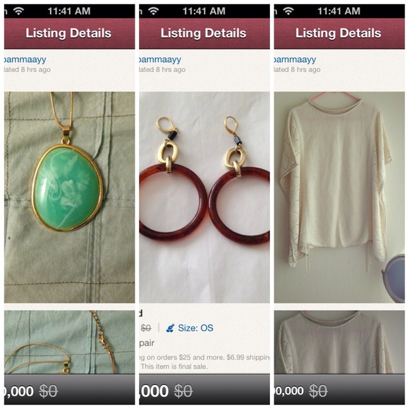 Reserved! White sweater, earrings, necklace