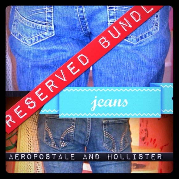 Reserved Bundle Hollister & Aeropostale Jeans