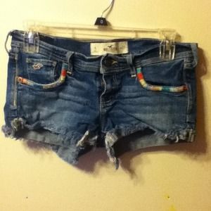 Short denim holister shorts