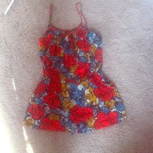 Printed romper