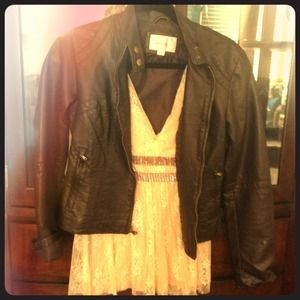 ❌SOLD❌Dark Brown Leather Jacket