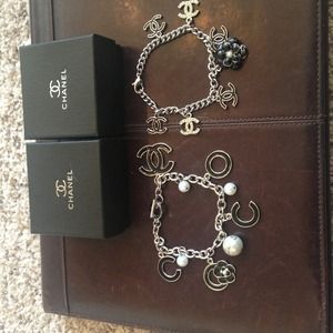 Chanel charm bracelet set