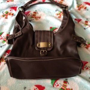 Dark brown purse