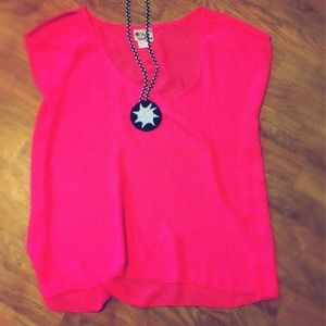 ⚡SOLD⚡Sheer Pink Top