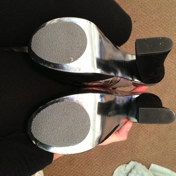 Gorgeous black and silver heels - Picture 4 of 4