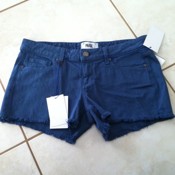 Paige shorts color rain blue