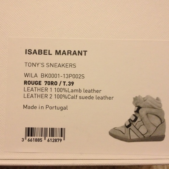 🍭Host Pick🍭Authentic Isabel Marant sneakers - Picture 4 of 4
