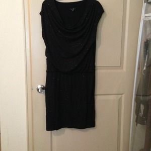 Shimmery black dress