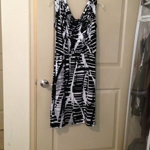 Black and white dress