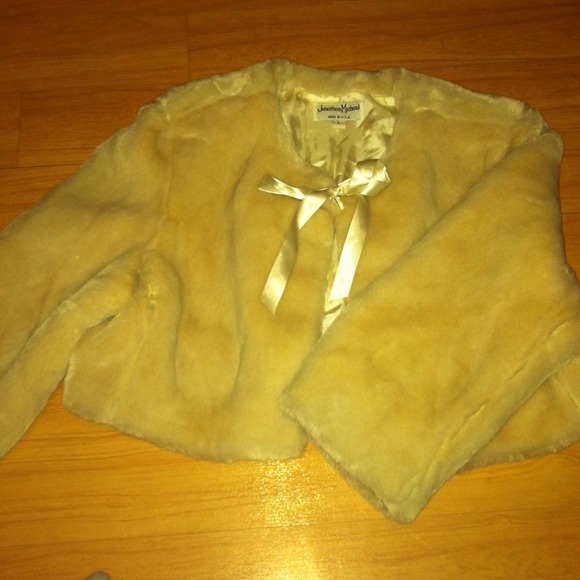 Vintage Faux fur fancy jacket