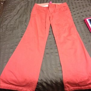 Pastel orange pants. Only worn once!