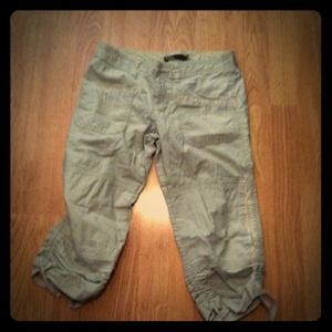 Knee-length Khakis
