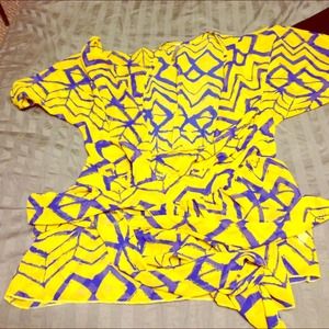 Sheer cardigan that ties in front