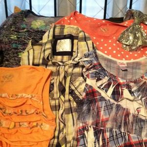 Bundle/ girls justice tops