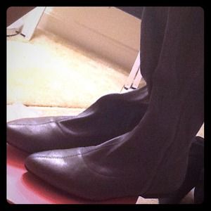 Grey Knee Boots!