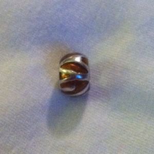 Pandora or Chamilia Zebra Print Bead