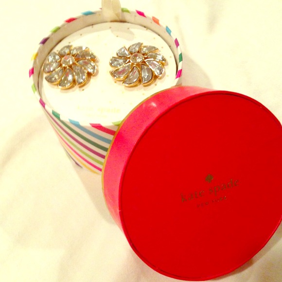 kate spade Jewelry - ❤ 100% Authentic Kate Spade Flower Earrings -NWT ❤