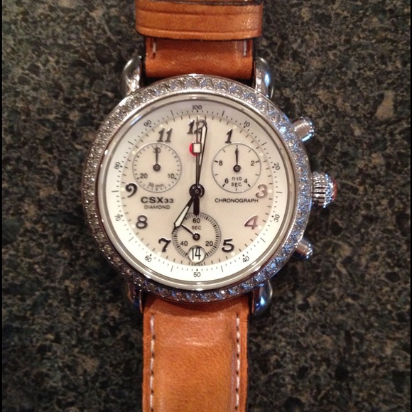 Reserved! Authentic Michele CRX 33 Diamond Watch