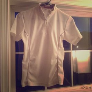 Purple and White Equestrian Cool Top