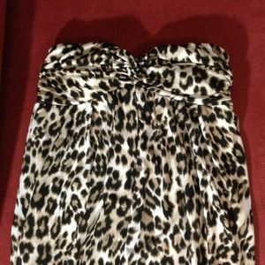 Cheetah tube dress like new.