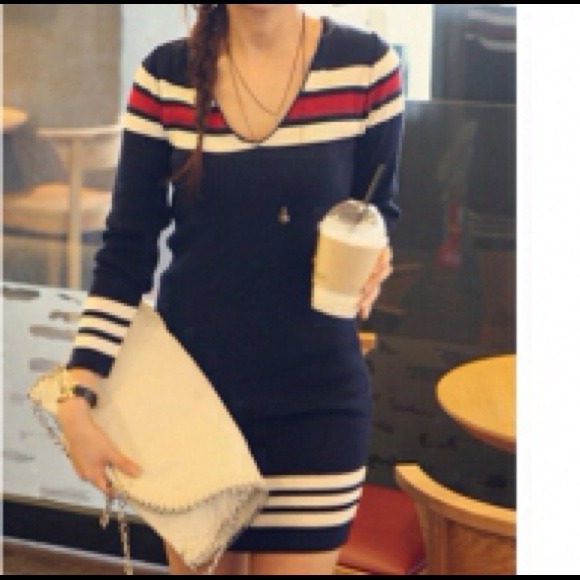 💙V-neck dress