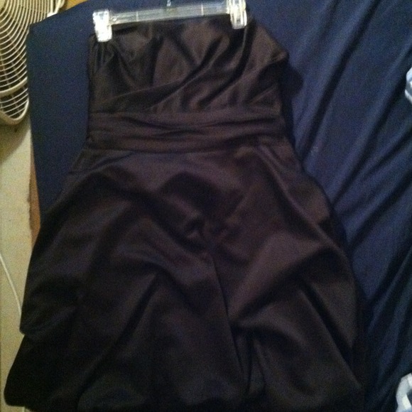 Beautiful black strapless dress! Worn once