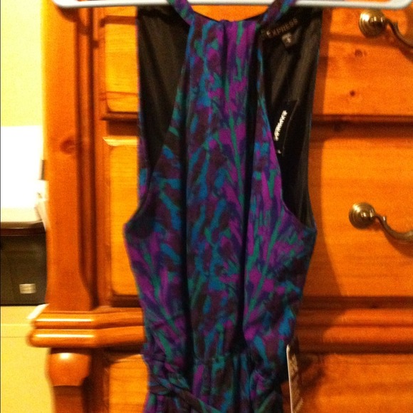 Animal print party dress